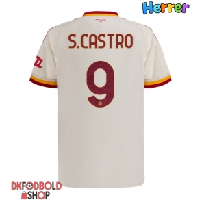 AS Roma Santiago Castro #9 Udebanetrøje 2026-27 Kort ærmer AS Roma Santiago Castro #9 Udebanetrøje 2026-27 Kort ærmer